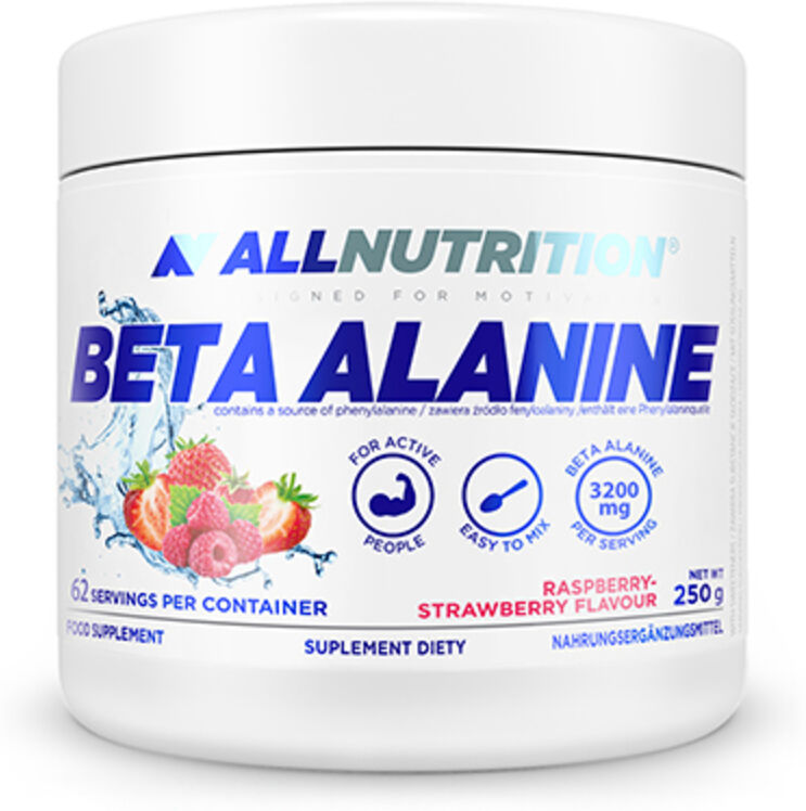 AllNutrition Beta-alanina fresa-frambuesa, 250 g