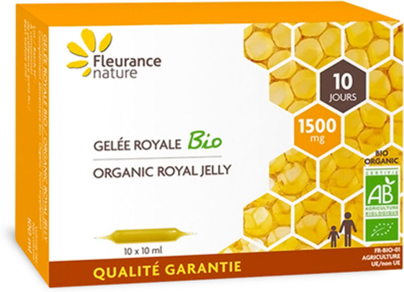 Fleurance Nature Jalea real BIO 1500 mg, 10 x 10 ml