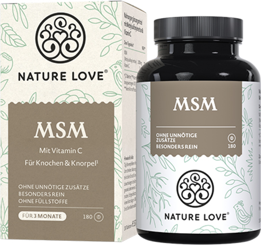 Nature Love MSM 2000 mg, 180 comprimidos