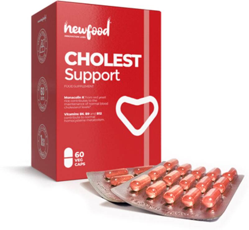 NewFood CHOLEST Support - colesterol, 60 cápsulas