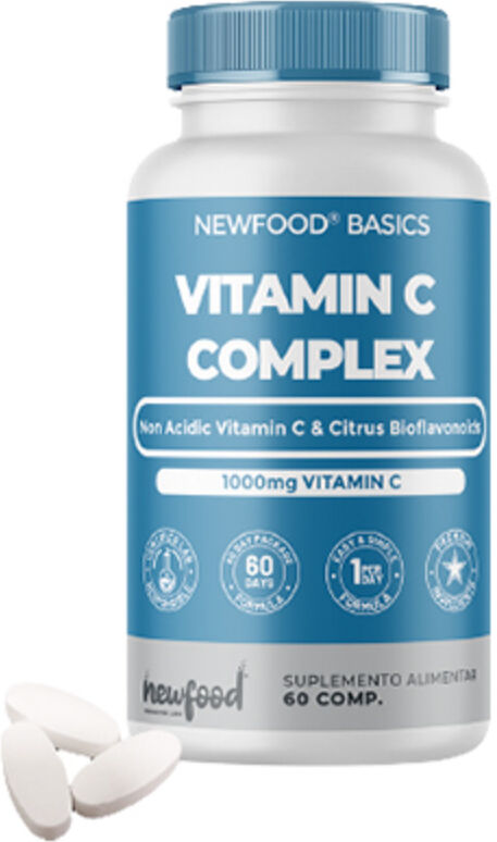 NewFood Complejo de vitamina C, 60 comprimidos