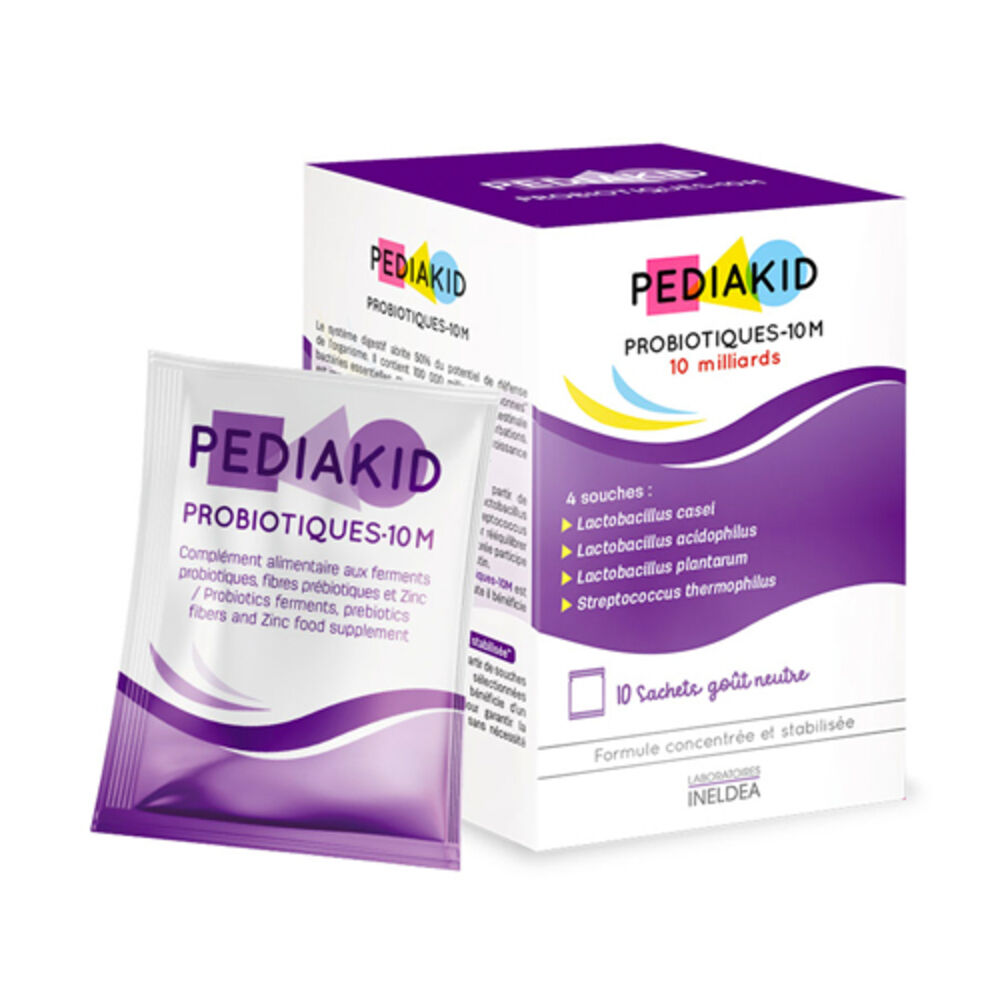 Pediakid Cultivos microbiológicos para niños, 10 sobres