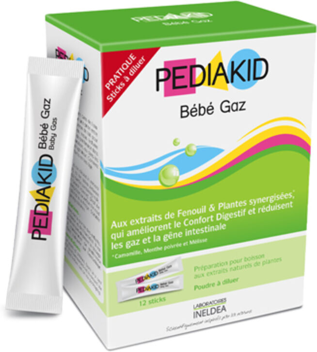 Pediakid Sobres para la digestión para niños, 12 sobres