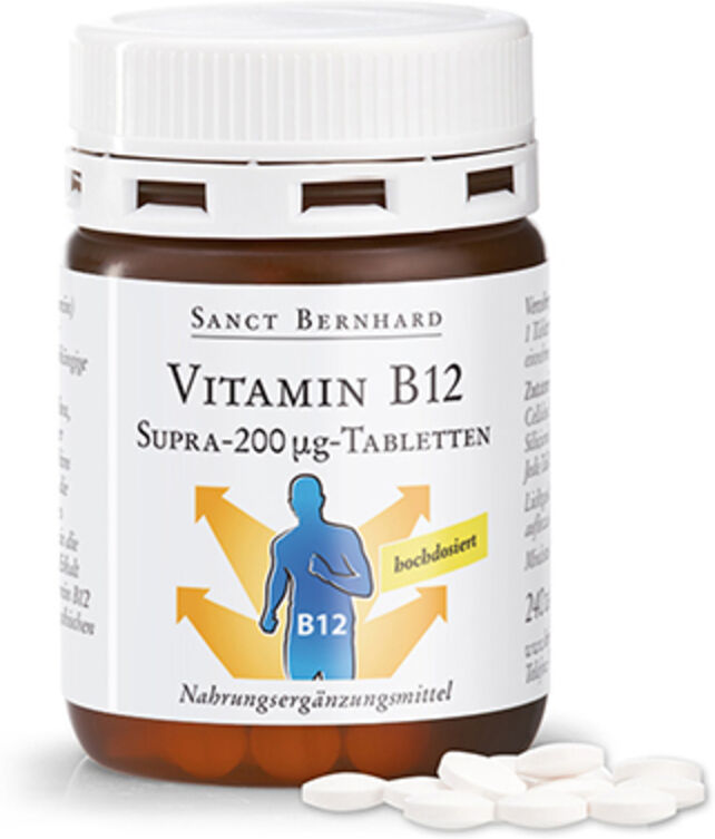 Sanct Bernhard Vitamina B12 Supra, 200 μg, 240 comprimidos