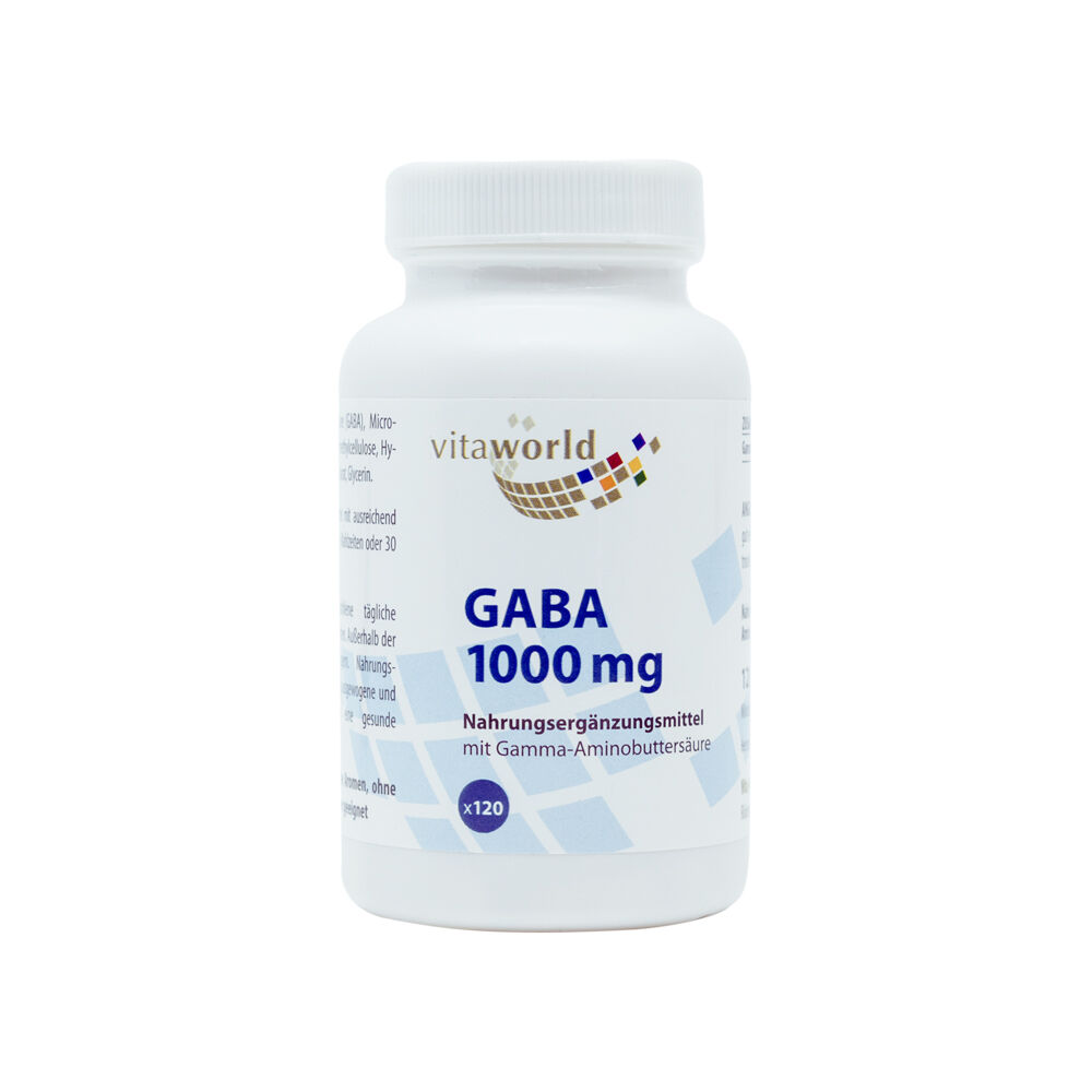 Vita World GABA 1000 mg, 120 comprimidos