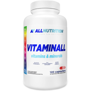 Allnutrition Vitaminall XtraCaps - 120 cápsulas - Suplemento multivitamínico Allnutrition Vitaminall XtraCaps - 120 cápsulas - Suplemento multivitamínico