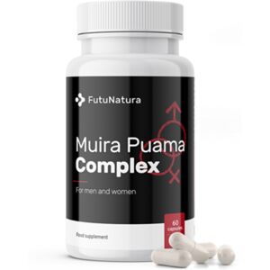FutuNatura Muira Puama Complejo - Poder Sexual - 60 Cápsulas FutuNatura Muira Puama Complejo - Poder Sexual - 60 Cápsulas