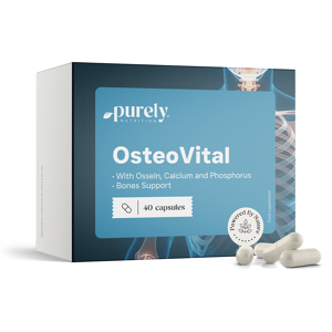 Purely Nutrition OsteoVital - Hueso, Calcio, Fósforo - 120 cápsulas Purely Nutrition OsteoVital - Hueso, Calcio, Fósforo - 120 cápsulas