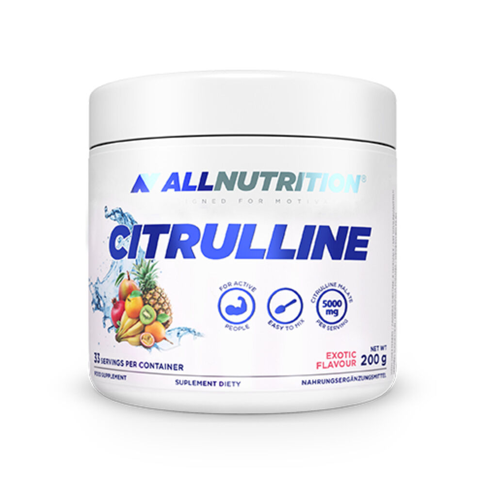 AllNutrition Malato de citrulina, sabor frutas tropicales, 200 g