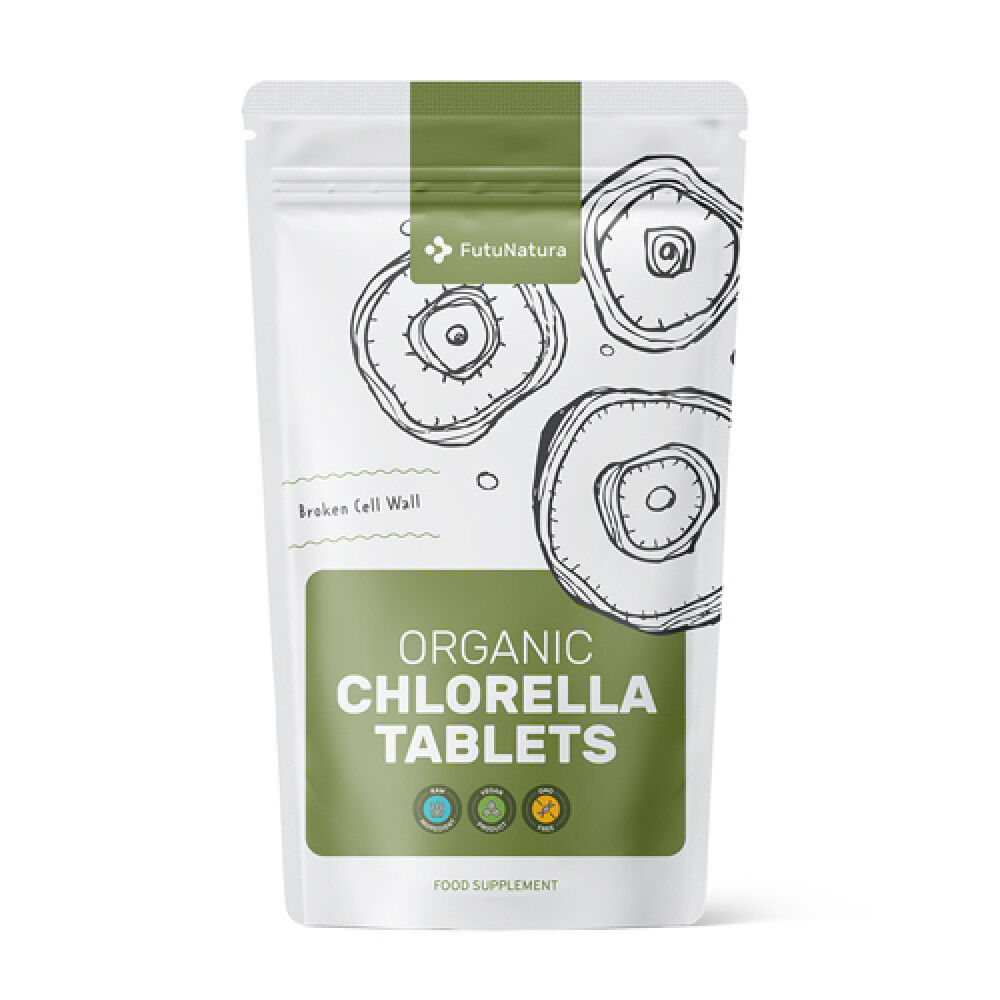 FutuNatura BIO Chlorella 400 mg, 375 comprimidos