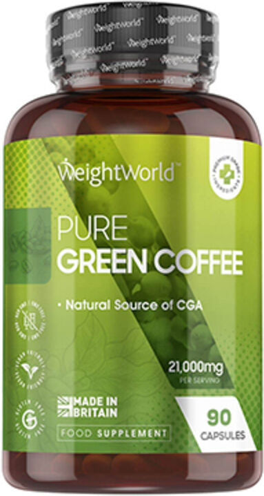 WeightWorld Café verde 21000 mg, 90 cápsulas