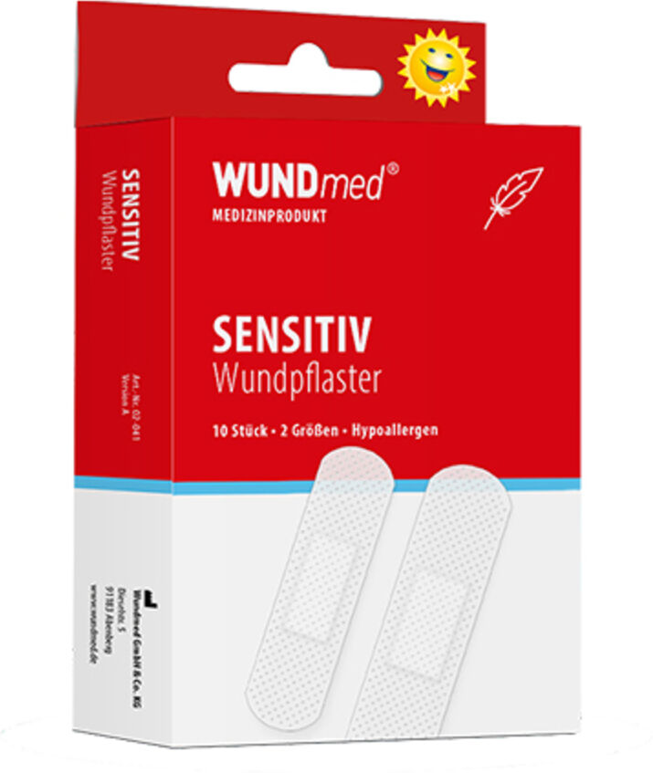 WUNDmed Sensitive parches, 10 piezas