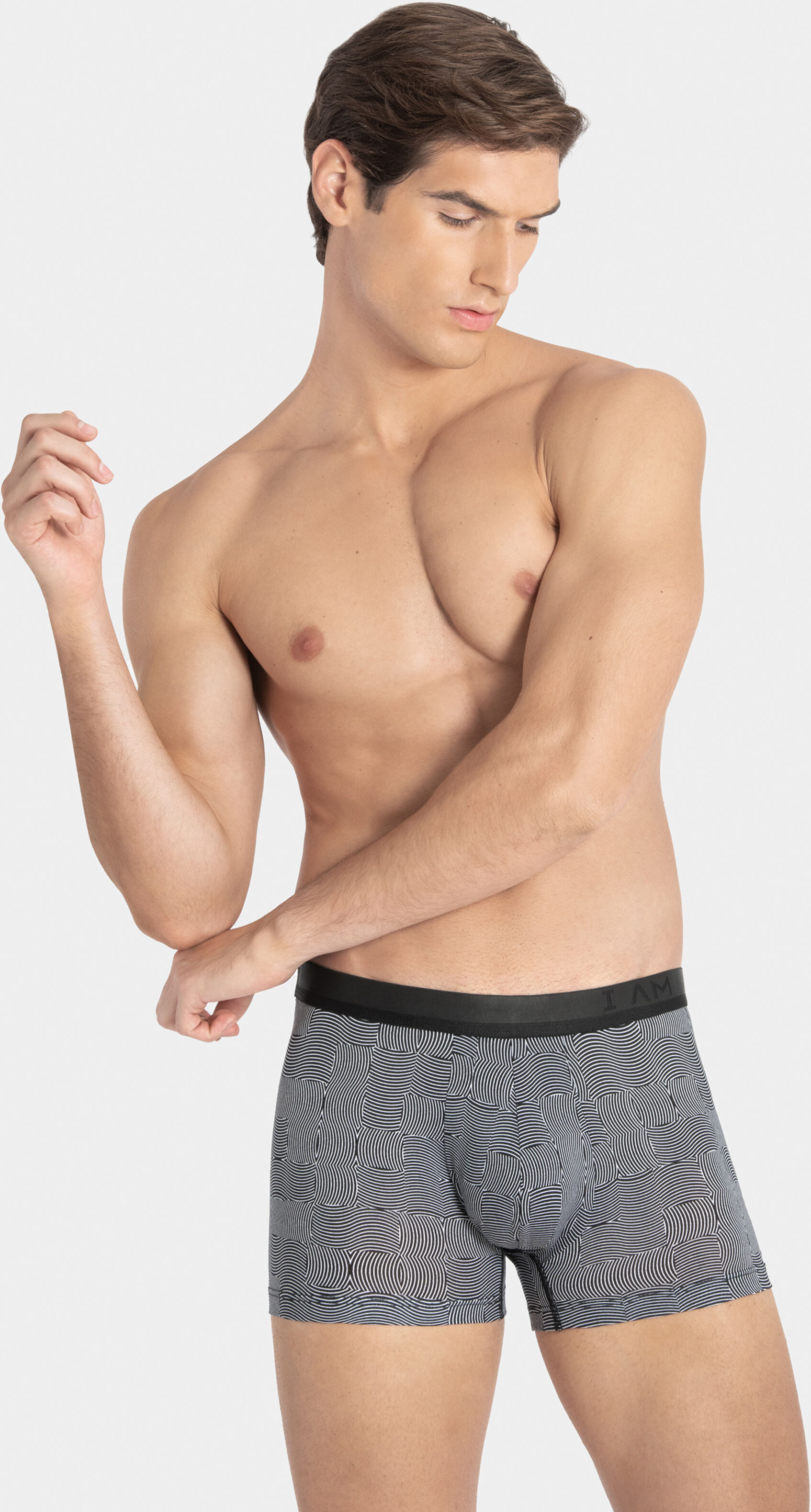 IBYIMPETUS Boxer de hombre en Lyocell NEGRO