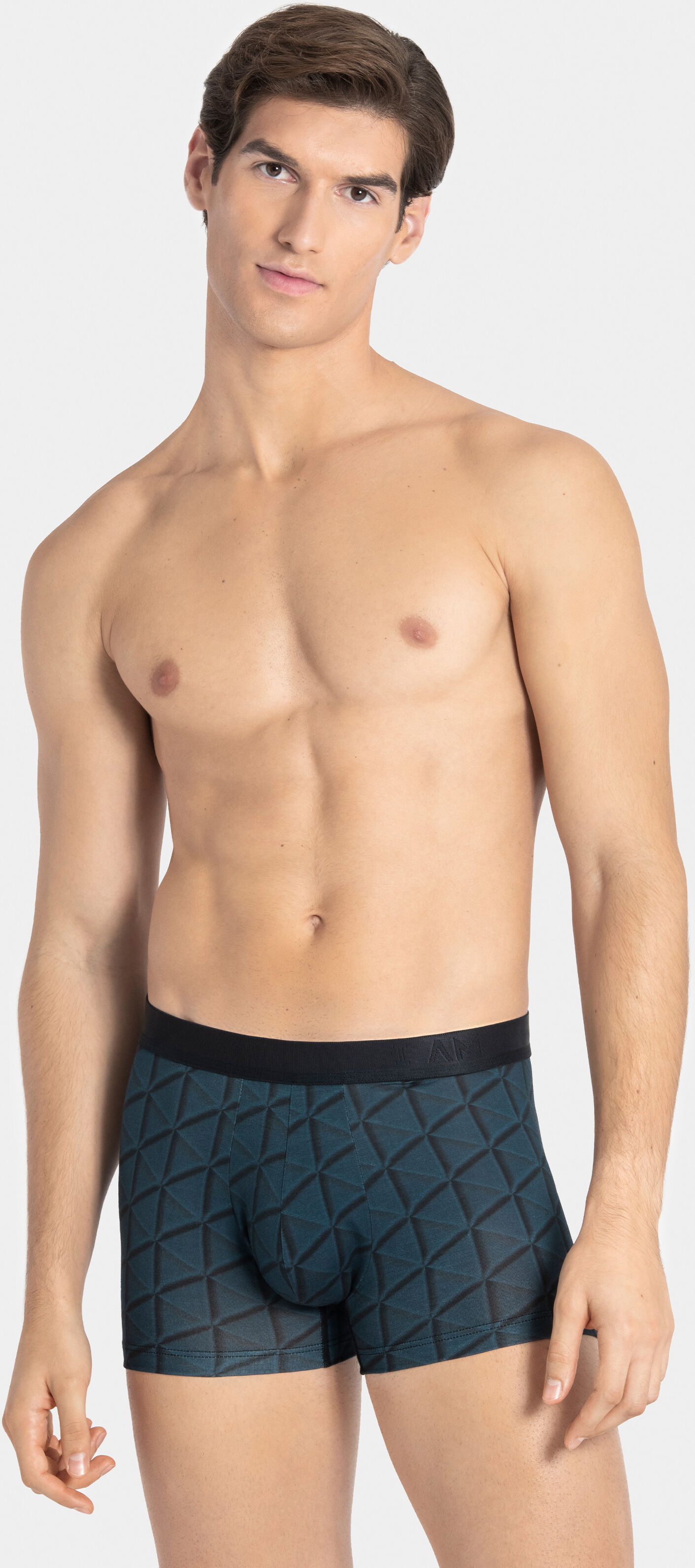 IBYIMPETUS Boxer punto hombre en Lyocell AZUL (XL)