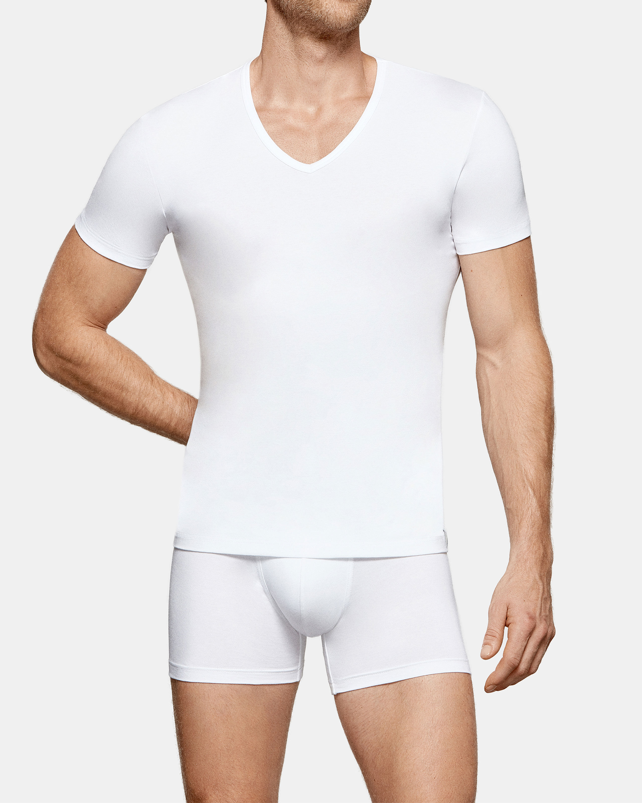 IMPETUS T-shirt de hombre Cotton Modal BLANCO