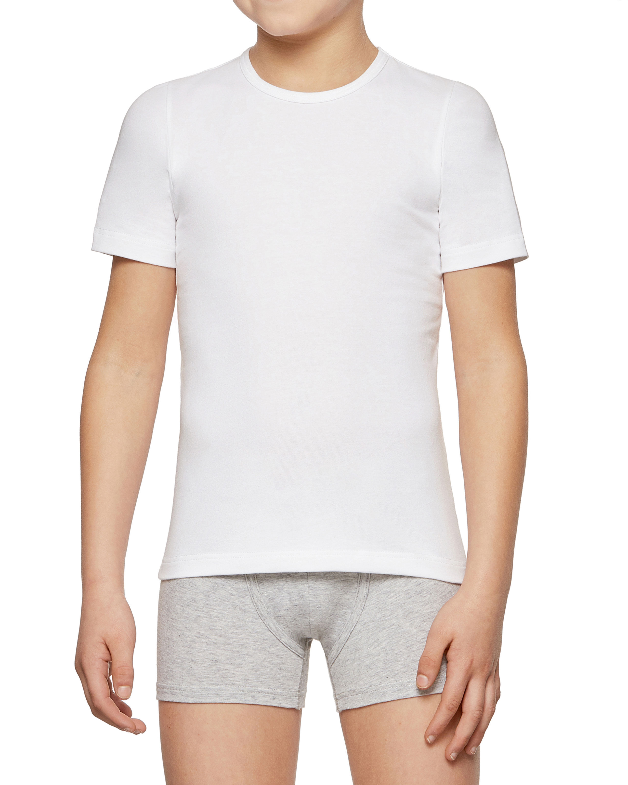 IMPETUS T-shirt de niño en algodón biológico Blanco (10 años)