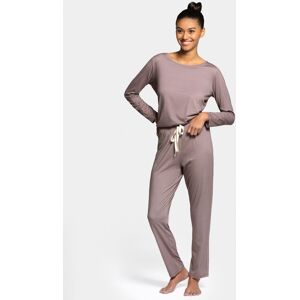 IMPETUS Pijama de mujer largo en Modal BEIGE (S)