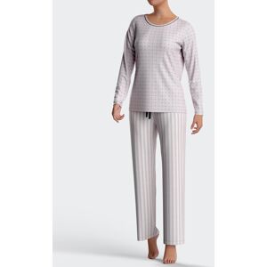 IMPETUS Pijama de mujer micromotivo en algodón Modal GRIS (L)