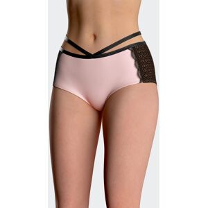 IMPETUS Cueca Hipster con detalles en encaje ROSA (L)