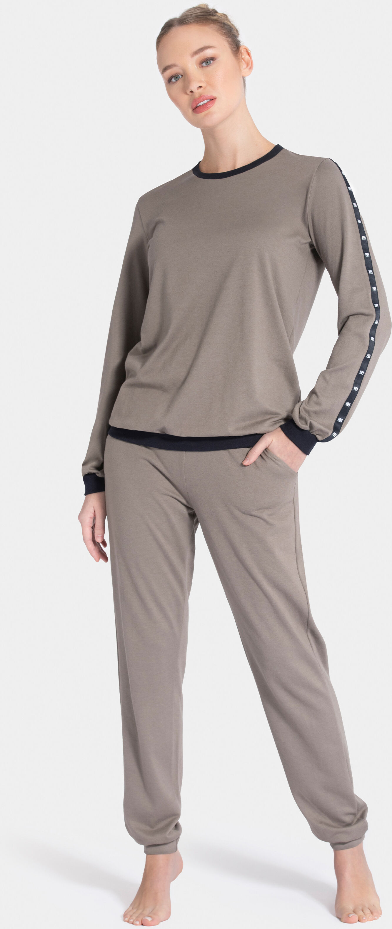 IMPETUS Pijama de mujer en Algodón BEIGE (L)