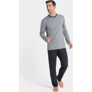 IMPETUS Pijama largo de hombre en Algodón GRIS/MARINO (L)