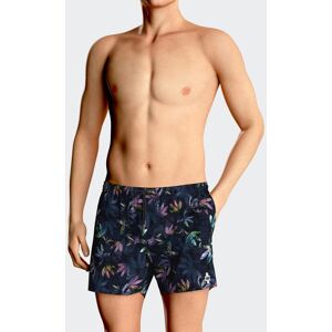 IMPETUS Bañador Short estampado tropical AZUL MARINO