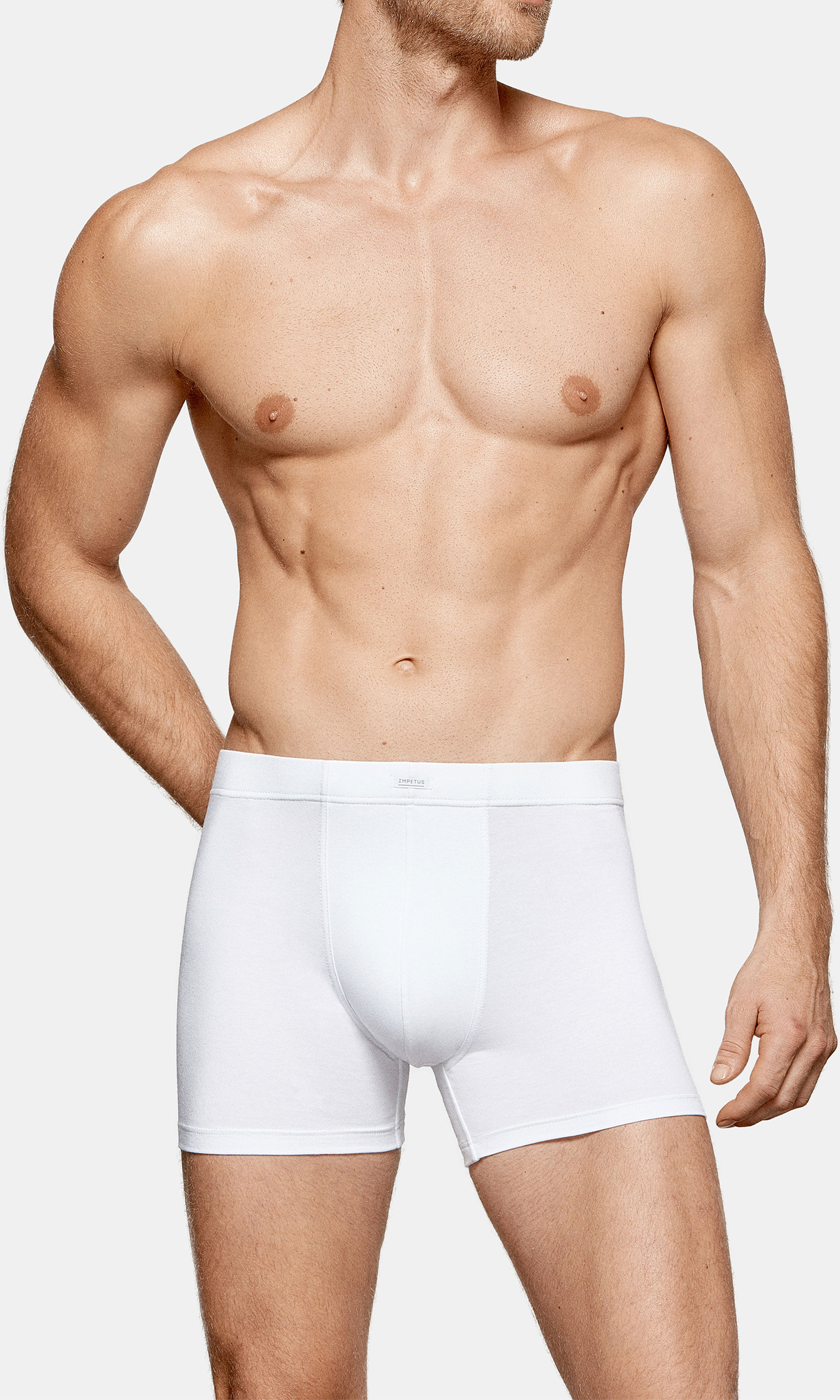 IMPETUS Boxer de hombre Cotton Modal BLANCO