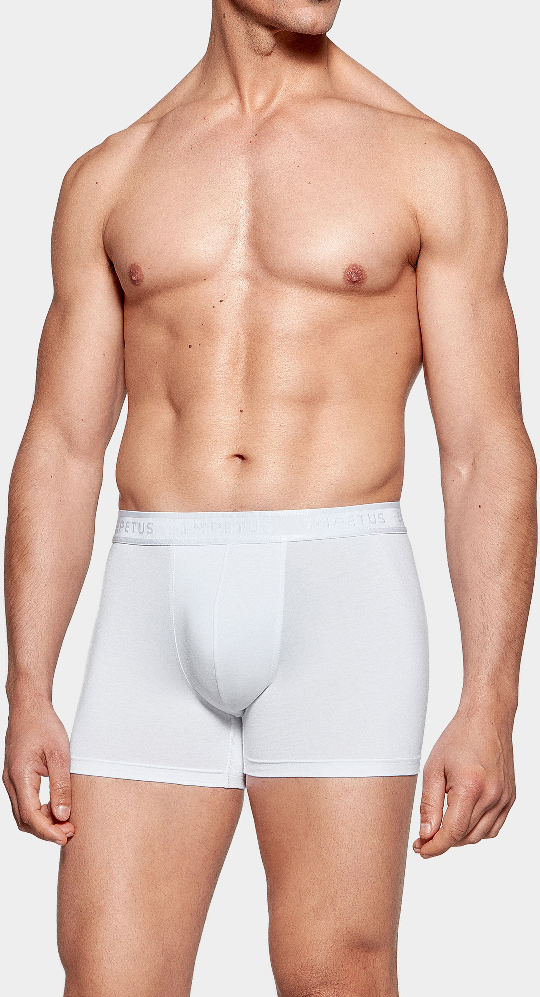 IMPETUS Boxer de hombre Cotton Modal BLANCO