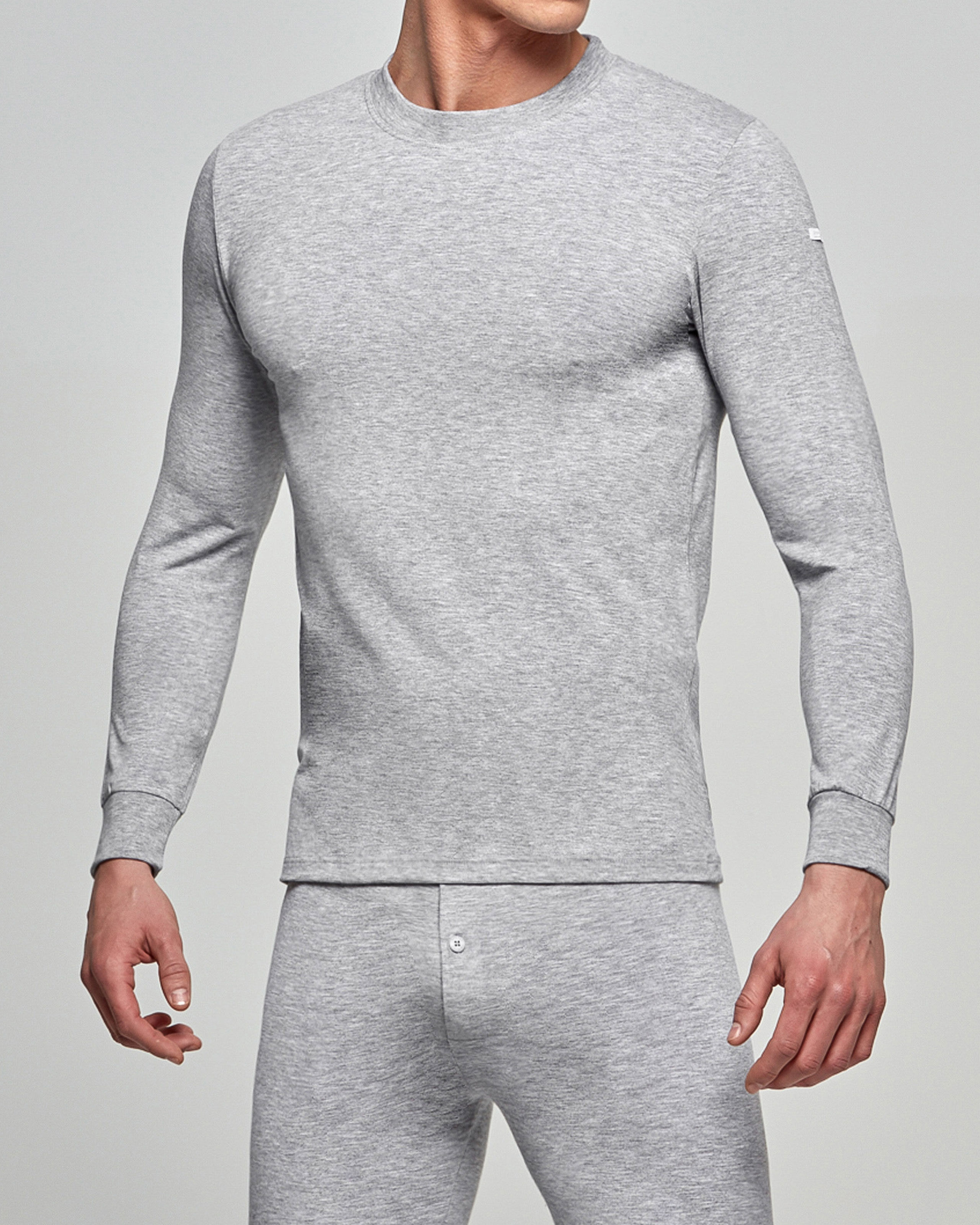 IMPETUS Camiseta de hombre Thermo Gris (L)