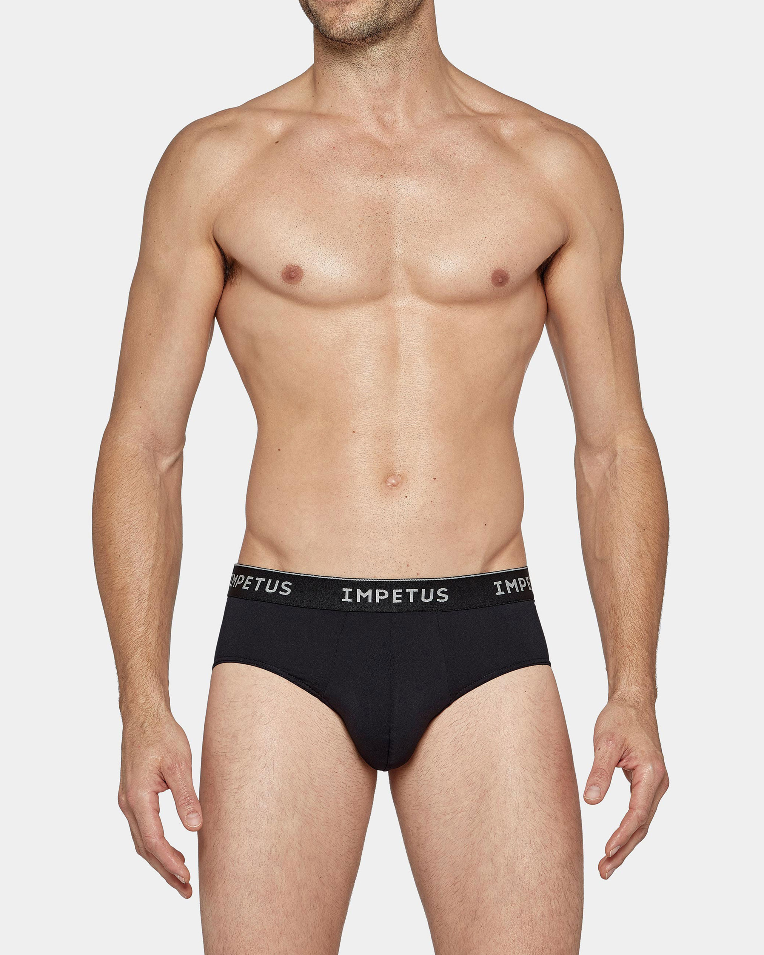 IMPETUS Slip de hombre Voyager NEGRO (L)