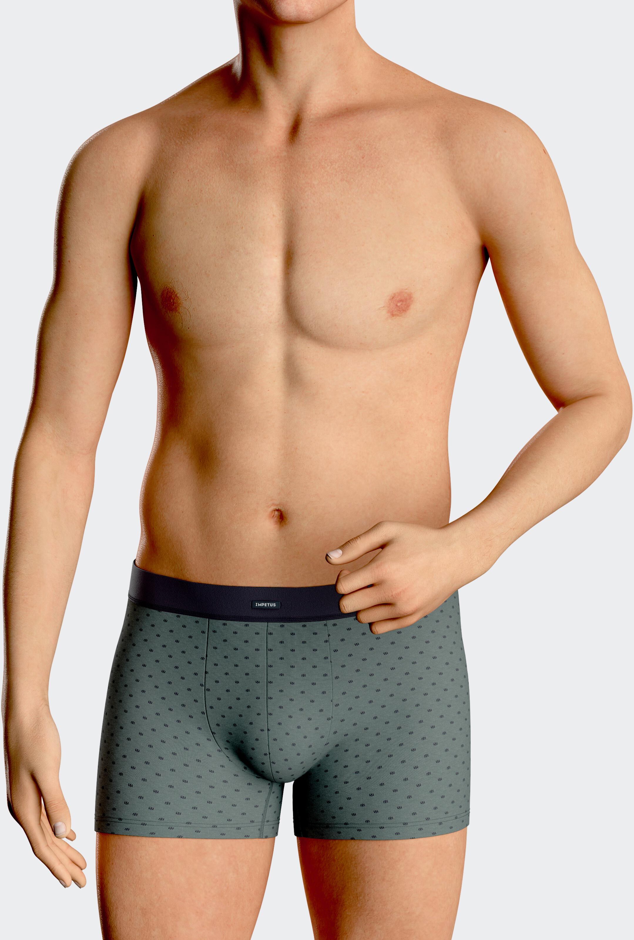 IMPETUS Pack de dos boxers de hombre en Modal VERDE (L)