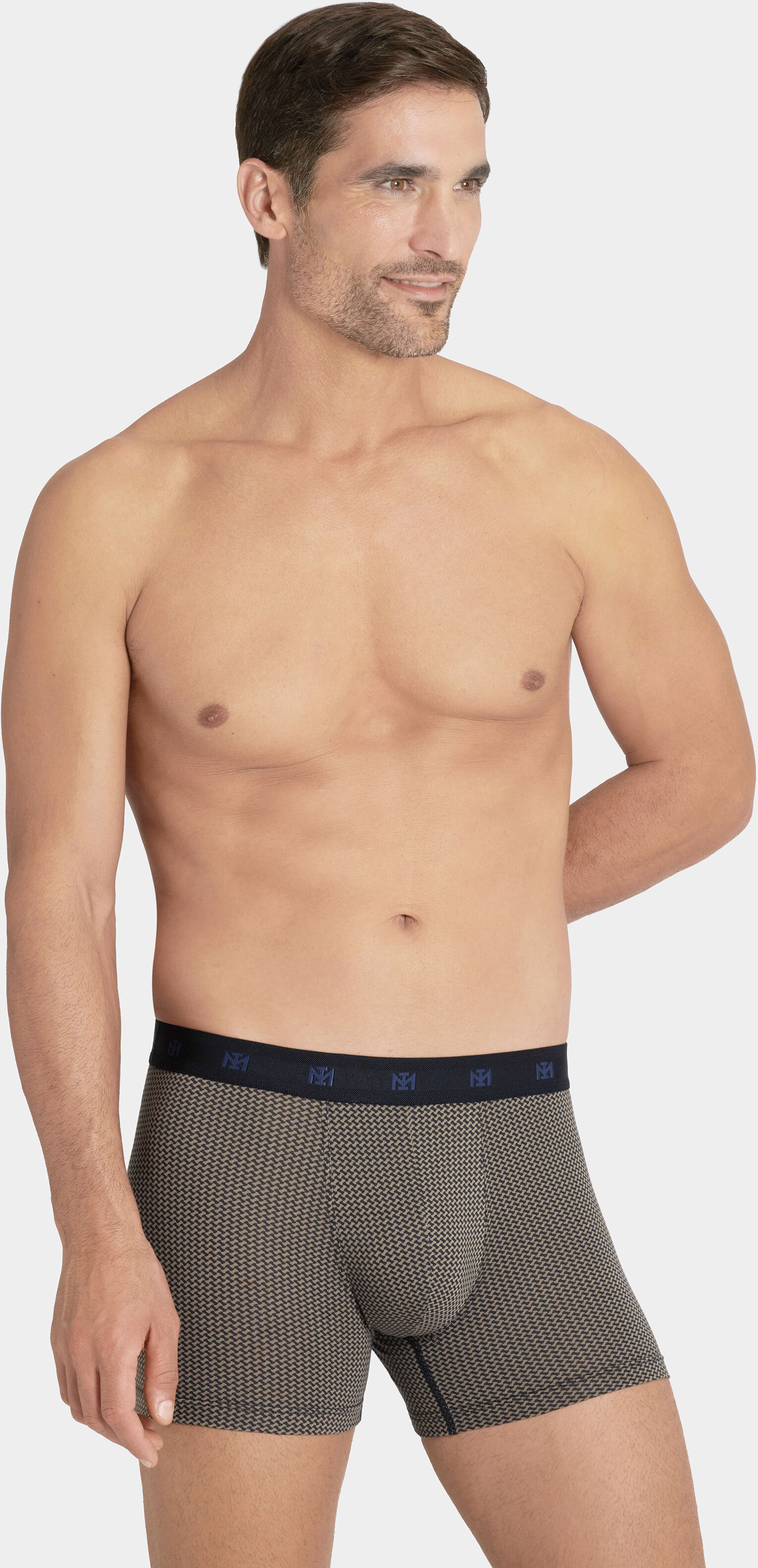 IMPETUS Boxer de punto de hombre en Algodón Modal BEIGE (3XL)