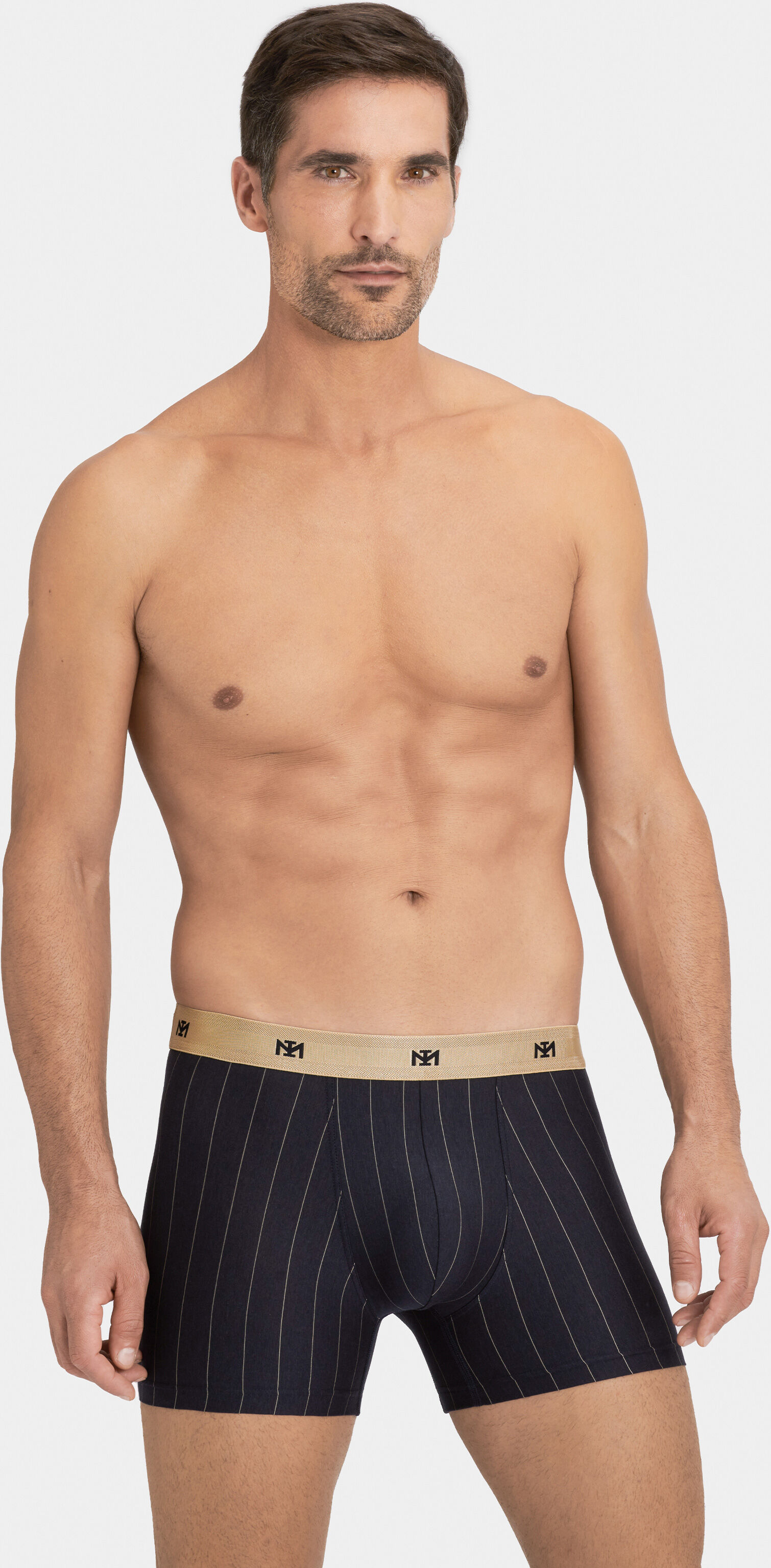 IMPETUS Pack 2 Boxers de hombre Gold Edition AZUL MARINO