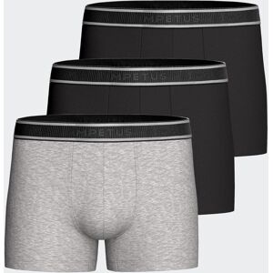 IMPETUS Pack 3 Boxers de hombre Cotton Stretch Negro Gris (L) IMPETUS Pack 3 Boxers de hombre Cotton Stretch Negro Gris (L)