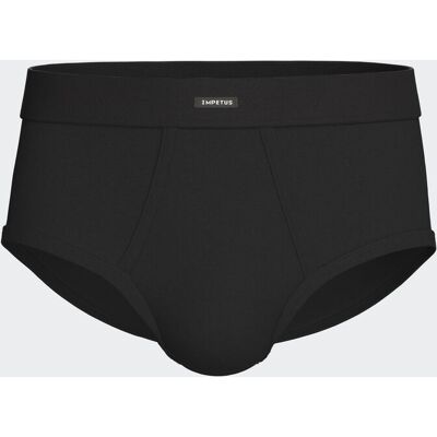 IMPETUS Slip de punto con abertura de hombre Pure Cotton NEGRO (L) IMPETUS Slip de punto con abertura de hombre Pure Cotton NEGRO (L)
