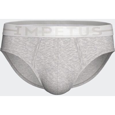 IMPETUS Slip de punto de hombre Cotton Stretch GRIS (L) IMPETUS Slip de punto de hombre Cotton Stretch GRIS (L)