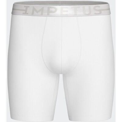 IMPETUS Boxer largo de punto de hombre Cotton Stretch BLANCO IMPETUS Boxer largo de punto de hombre Cotton Stretch BLANCO