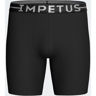 IMPETUS Boxer largo de punto de hombre Cotton Stretch NEGRO (L) IMPETUS Boxer largo de punto de hombre Cotton Stretch NEGRO (L)