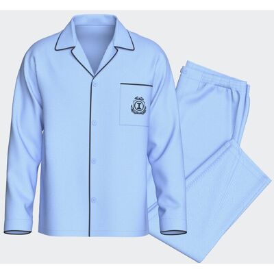IMPETUS Pijama de hombre de tela AZUL IMPETUS Pijama de hombre de tela AZUL