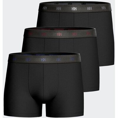 IMPETUS Pack 3 Boxers Cotton Stretch NEGRO (L) IMPETUS Pack 3 Boxers Cotton Stretch NEGRO (L)