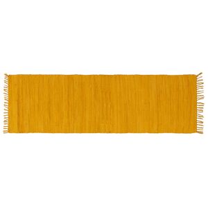 Miliboo Alfombra de pasillo color amarillo comino 60 × 200 cm AUBAGNE