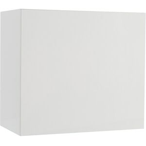 Miliboo Elemento de pared cuadrado blanco ETERNEL