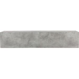 Miliboo Elemento de pared TV horizontal acabado cemento ETERNEL