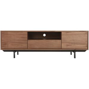 Miliboo Mueble TV diseño vintage 160cm nogal MANNY