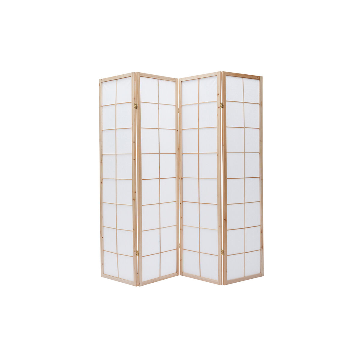 Miliboo Biombo japonés de madera y papel IKUYO