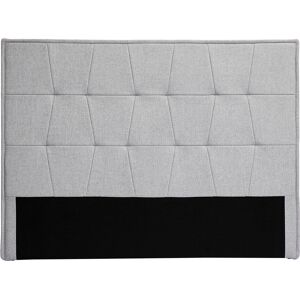 Miliboo Cabecero de cama de tela gris 150 cm SUKA