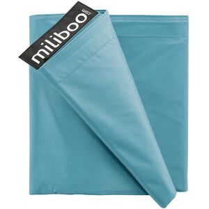 Miliboo Funda de puff gigante azul petróleo BIG MILIBAG