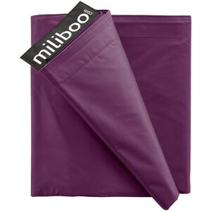 Miliboo Funda de puff gigante ciruela BIG MILIBAG