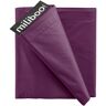 Miliboo Funda de puff gigante ciruela BIG MILIBAG