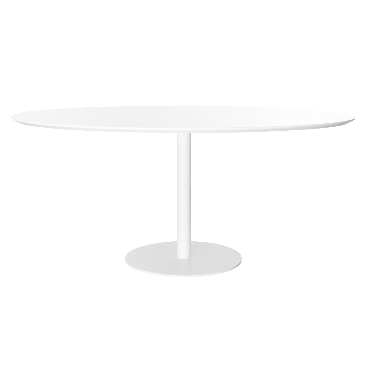 Miliboo Mesa de comedor diseño blanco L169 HALIA